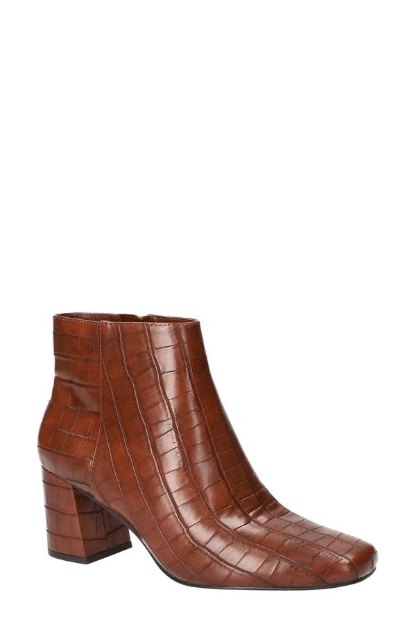 ベラヴィータ レディース シューズ ブーツ・レインブーツ Bella Vita Wilma Croc Embossed Bootie Tan Croco タン