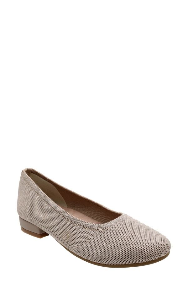 ダイビッドテイト レディース シューズ パンプス David Tate Runway Ballet Flat Natural Metallic メタリック