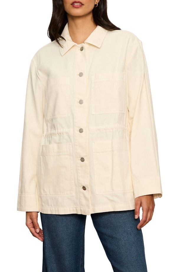 サンクチュアリー レディース アウター ジャケット・ブルゾン コットン Sanctuary Greenhouse Cotton Jacket Collagen White ホワイト