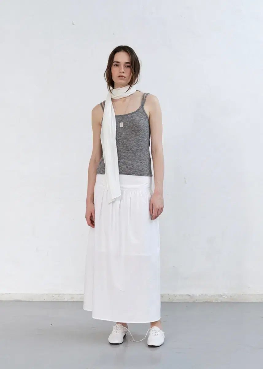 ロウタイド COTTON SHIRRING SKIRT