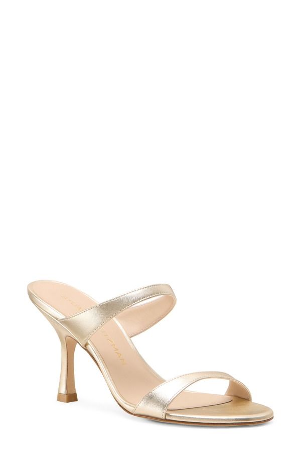 スチュアート ワイツマン レディース シューズ ヒール サンダル Stuart Weitzmanudist Sandalight Gold ゴールド