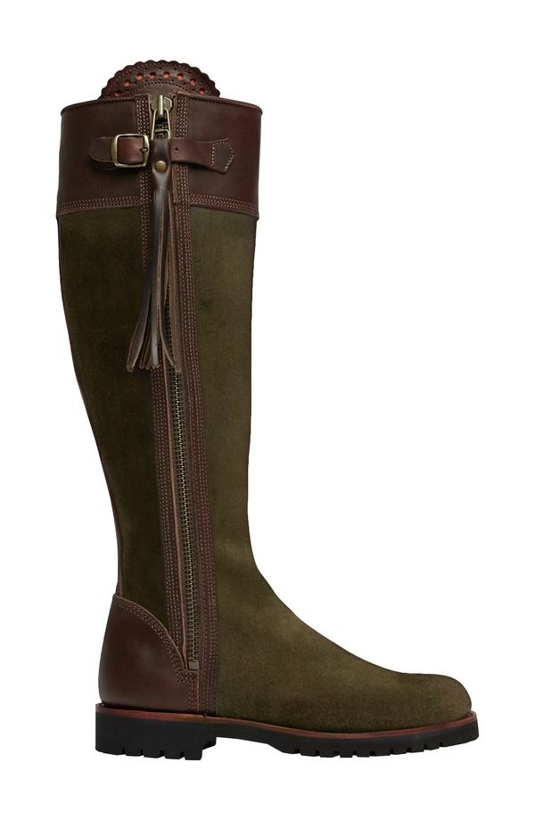 ペネロペシルバーズ レディース シューズ ブーツ・レインブーツ Penelope Chilvers Inclement Long Tassel Waterproof Boot SeaweedConker