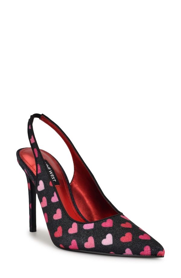 ナインウェスト レディース シューズ ヒール Nine West Feather Slingback Pump Black ブラック