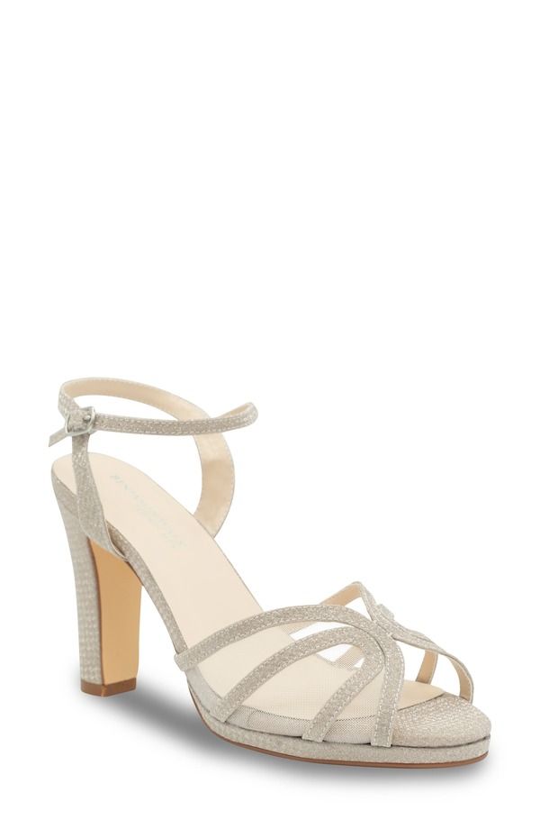 タッチアップ レディース シューズ ヒール サンダル アンクル Touch Ups Anyankle Strap Sandal Champagne シャンパン
