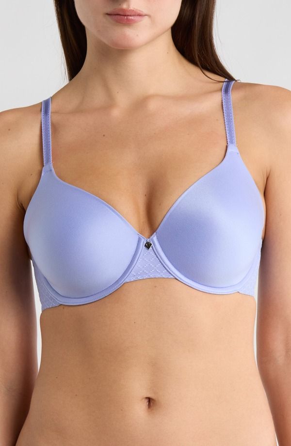 シャンテル レディース トップス Tシャツ Chantelle Lingerie Norah Chic Underwire TShirt Bra Thistle Mauve