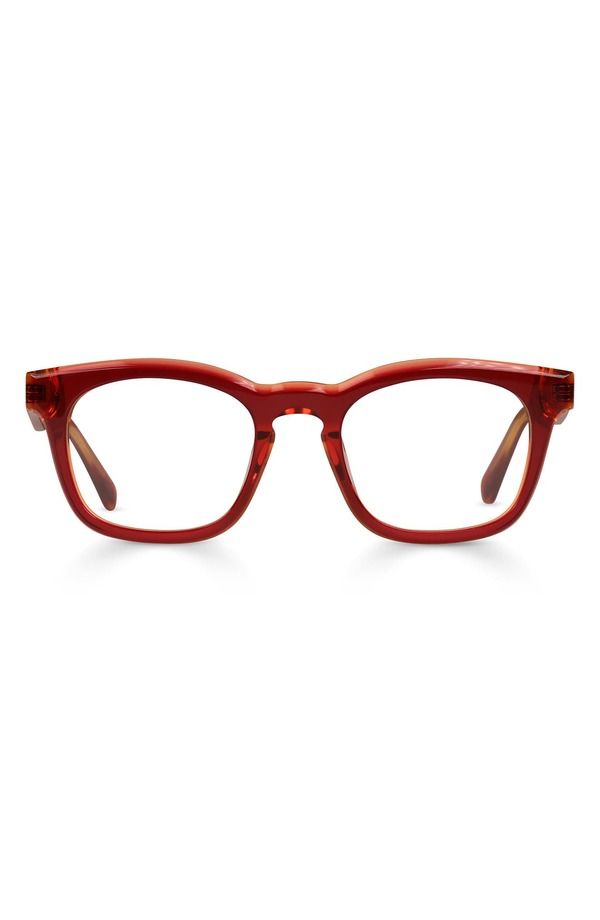 アイブブス メンズ アクセサリー サングラス・アイウェア eyebobs Humble Narrator 50mm Readinglasses Red Orange Crystal レッド