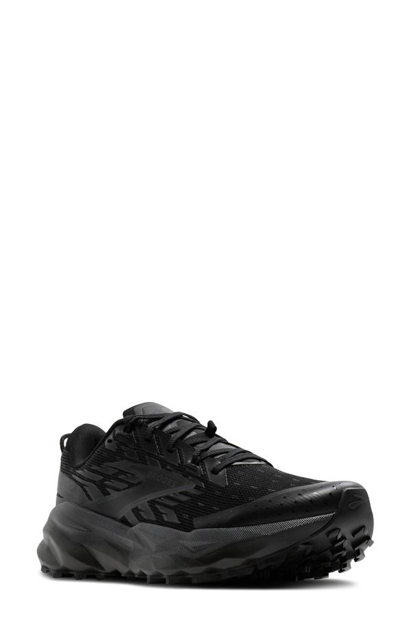 ブルックス メンズ シューズ スニーカー Brooks Cascadia 19 Trail Running Shoe Black Ebony ブラック