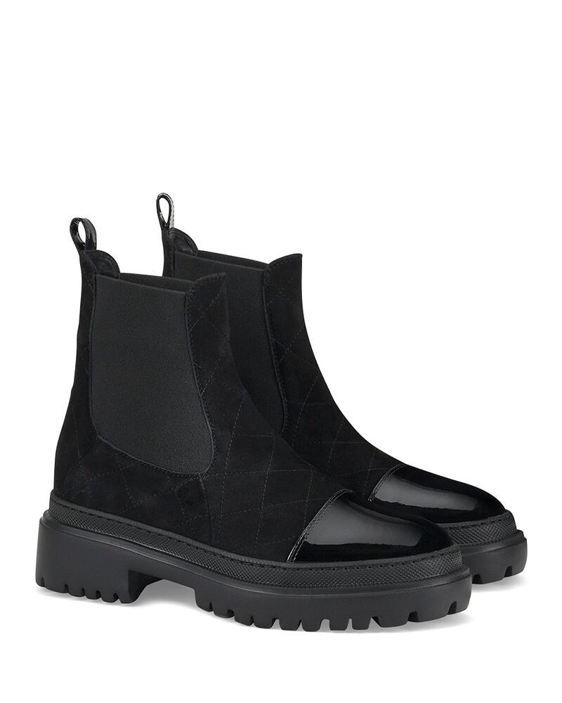 エージーエル レディース シューズ ブーツ・レインブーツ チェルシーブーツ チェルシー AGL Womens Mary Beat Chelsea Boots Black ブラック