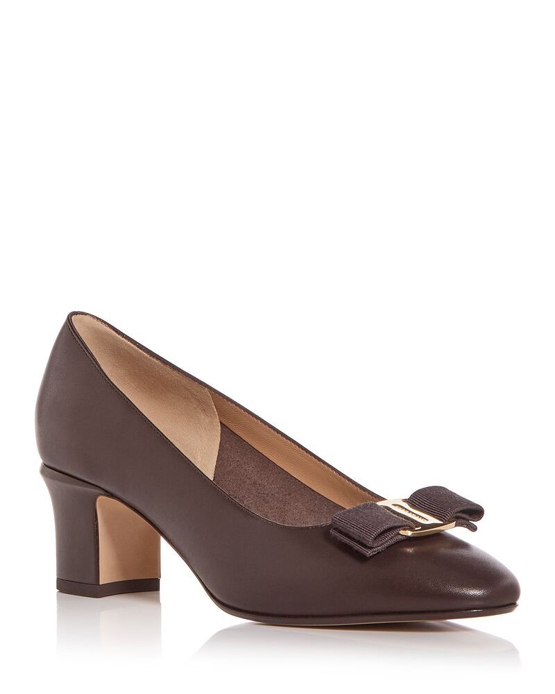 フェラガモ レディース シューズ パンプス FERRAGAMO Womens Vara Bow Pumps Testa di Moro