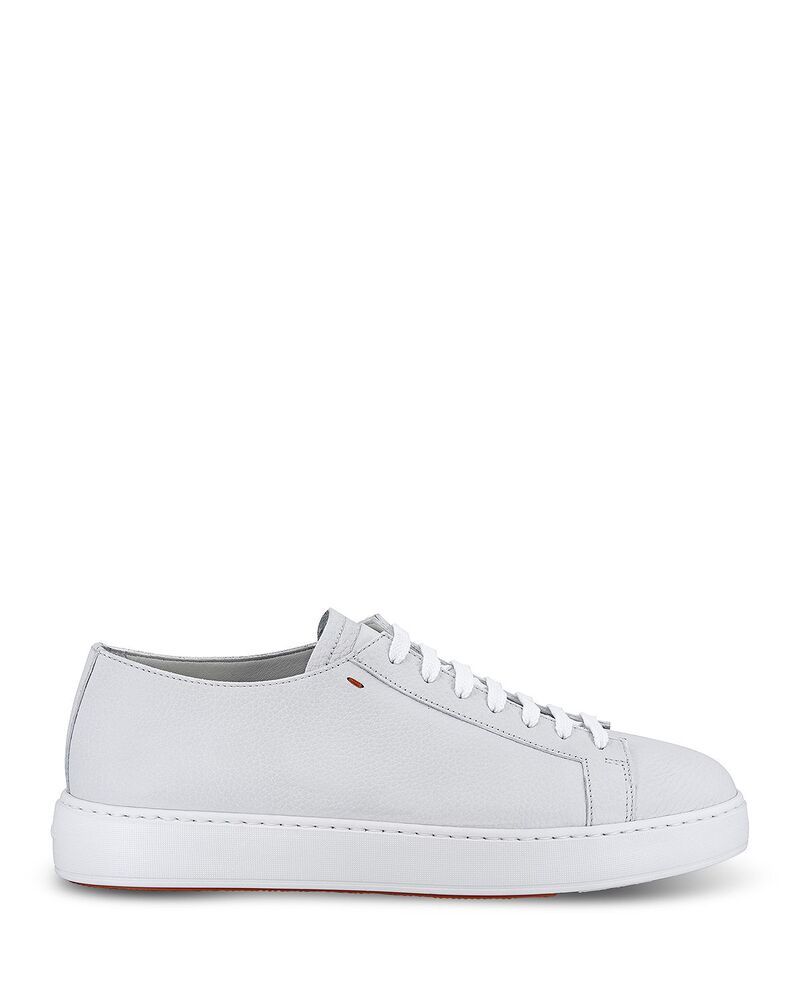 サントーニ メンズ シューズ スニーカー Santoni Mens Biking Sneakers White ホワイト