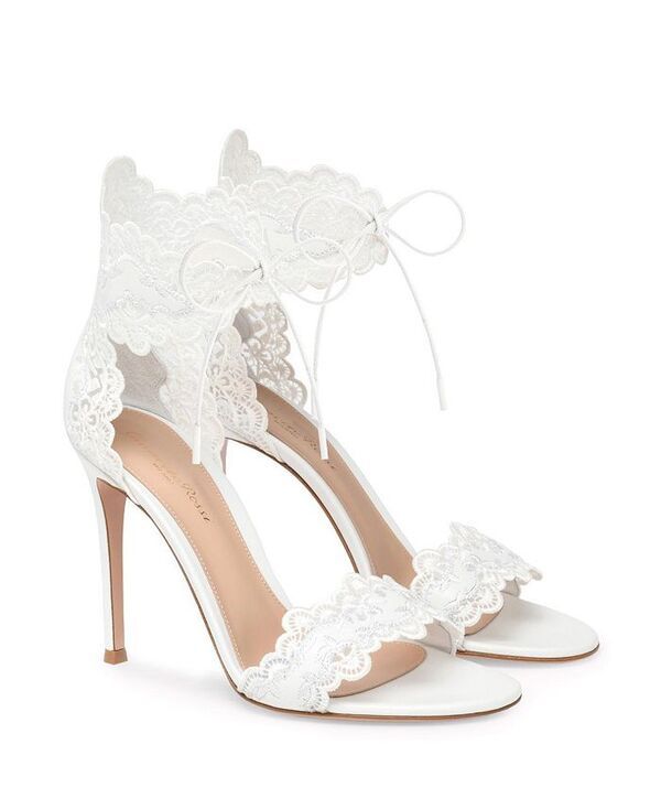 ジャンヴィト ロッシ レディース シューズ サンダル Gianvito Rossi Womens Evie Sandals White Nappa Leather ホワイト