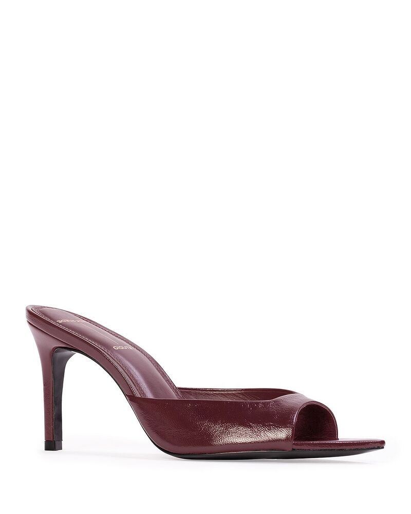 ブラックスエードスタジオ レディース シューズ サンダル レザー ヒール Black Suede Studio Womens Brea Patent Leather Higheel Sandals Bordeaux