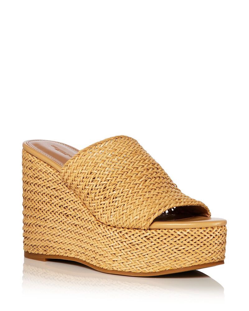 アクア レディース シューズ サンダル プラットフォーム AQUA Womens Platform Sandals Exclusive Natural Raffia