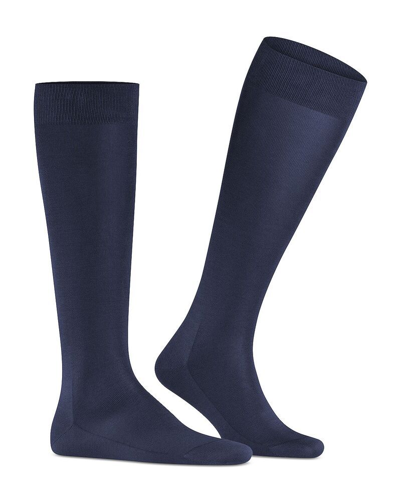 ファルケ メンズ アンダーウェア 靴下 コットン Falke Cotton Blend Fil D cosse Knee High Socks Dark Navy ネイビー