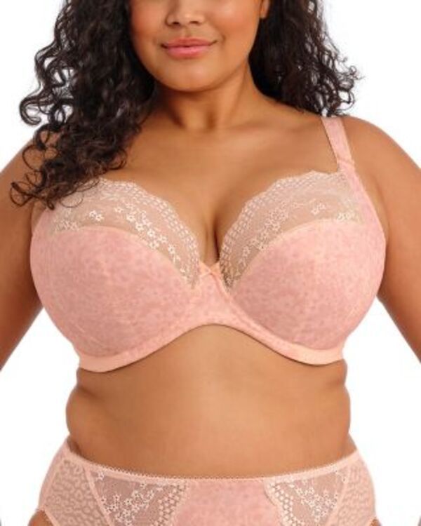 エロミ レディース アンダーウェア ブラジャー Elomi Lucie Underwire Plunge Bra Pale Blush ブラッシュ