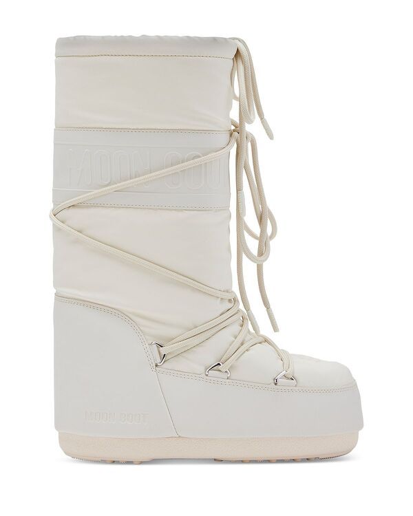 ムーンブーツ レディース シューズ ブーツ・レインブーツ Moon Boot Unisex MB Icon Rubber Boots Cream クリーム