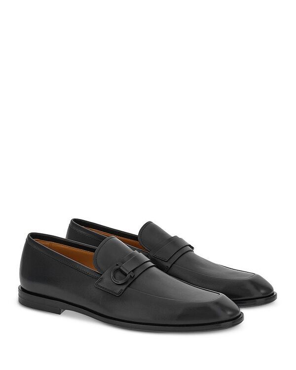 フェラガモ メンズ シューズ スリッポン・ローファー レザー ローファー Ferragamo Mens Florio Venice Soft Leather Loafers Black ブラック