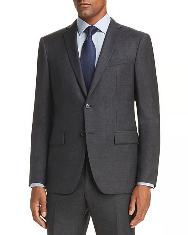ジョンバルベイトス スター ユーエスエー メンズ アウター ジャケット・ブルゾン スリムフィット ジャケット John Varvatos Star USA Basic Slim Fit Suit Jacket Charcoal チャコール