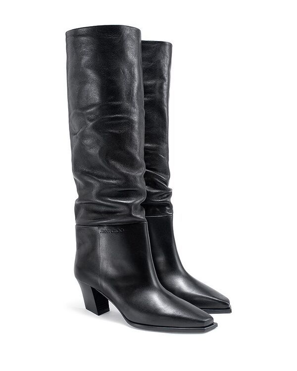ジミーチュー レディース シューズ ブーツ・レインブーツ Jimmy Choo Womens Hart KB 60 Knee High Boots Black ブラック