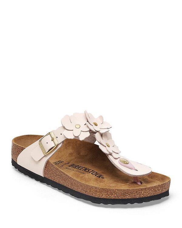 ビルケンシュトック レディース シューズ サンダル Birkenstock Womens Gizeh Flowers Thong Sandals Pink ピンク
