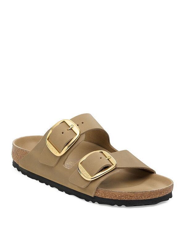 ビルケンシュトック レディース シューズ サンダル Birkenstock Womens Arizona Big Buckle Slide Sandals Tobacco BrownGold ブラウン