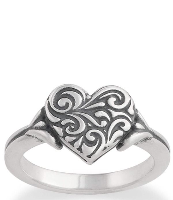 ジェームズ エイヴリー レディース アクセサリー 指輪 James Avery Florentine Heart Ring Sterling Silver シルバー
