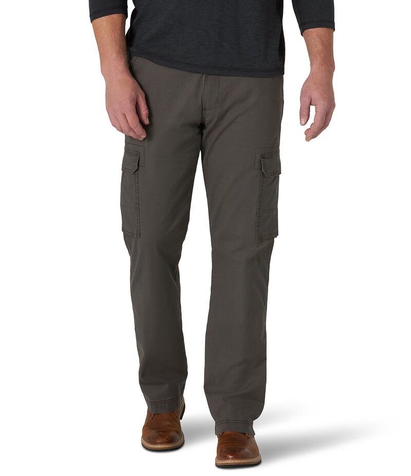ラングラー メンズ ボトムス カジュアルパンツ ストレート カーゴパンツ パンツ WranglerR Loose Fit Straight Leg Ripstop Twill Cargo Pants Olive Drab オリーブ