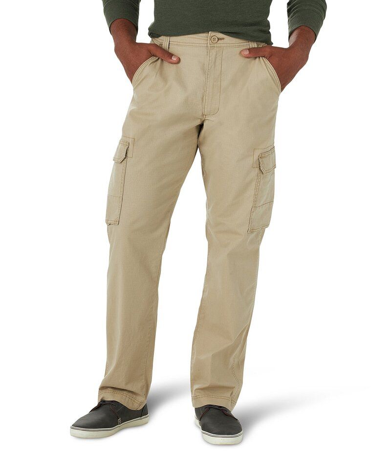 ラングラー メンズ ボトムス カジュアルパンツ ストレート パンツ WranglerR Loose Fit Straight Leg Cargo Twill Pants Caramel