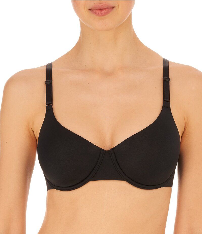 ナトリ レディース アンダーウェア ブラジャー Natori Liquid FullFit Contour Underwire Bra Black ブラック