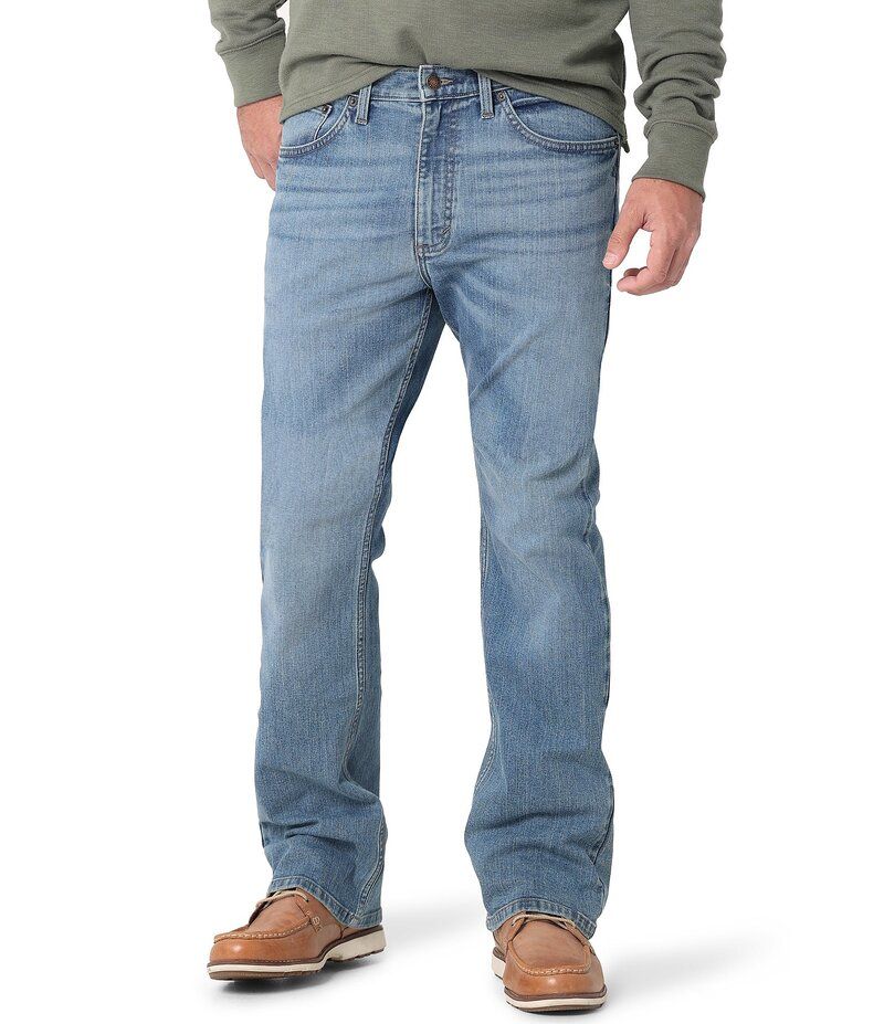 ラングラー メンズ ボトムス デニムパンツ リラックスフィット ブーツカット デニム ブーツ ジーンズ WranglerR Relaxed Fit Stretch Bootcut Denim Jeans Milo デニム