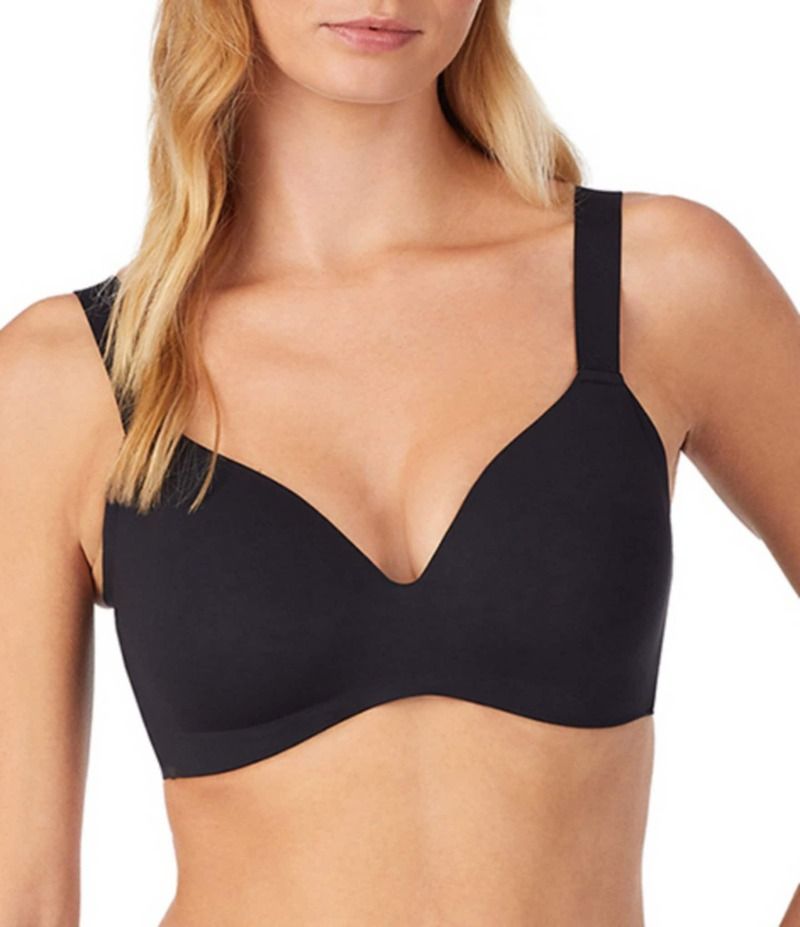 レミステレー レディース アンダーウェア ブラジャー Le Mystere Smooth Shape 360 Smoother Wireless Contour Bra Black ブラック