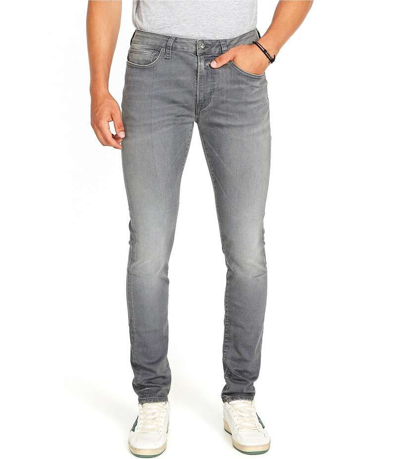 バッファロー・デイビッド・ビトン メンズ ボトムス デニムパンツ ジーンズ Buffalo David Bitton Grey Skinny Max Jeans Grey グレー
