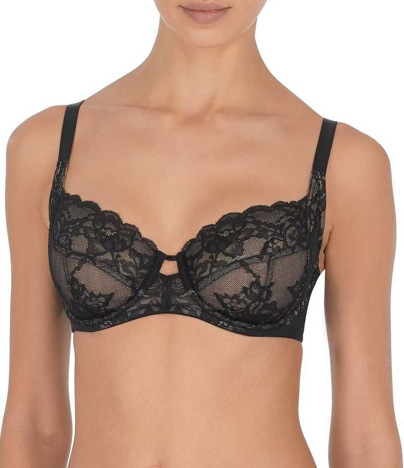 ナトリ レディース アンダーウェア ブラジャー Natori Statement Full Figure Underwire Cut and Sewn Bra BlackCafe ブラック