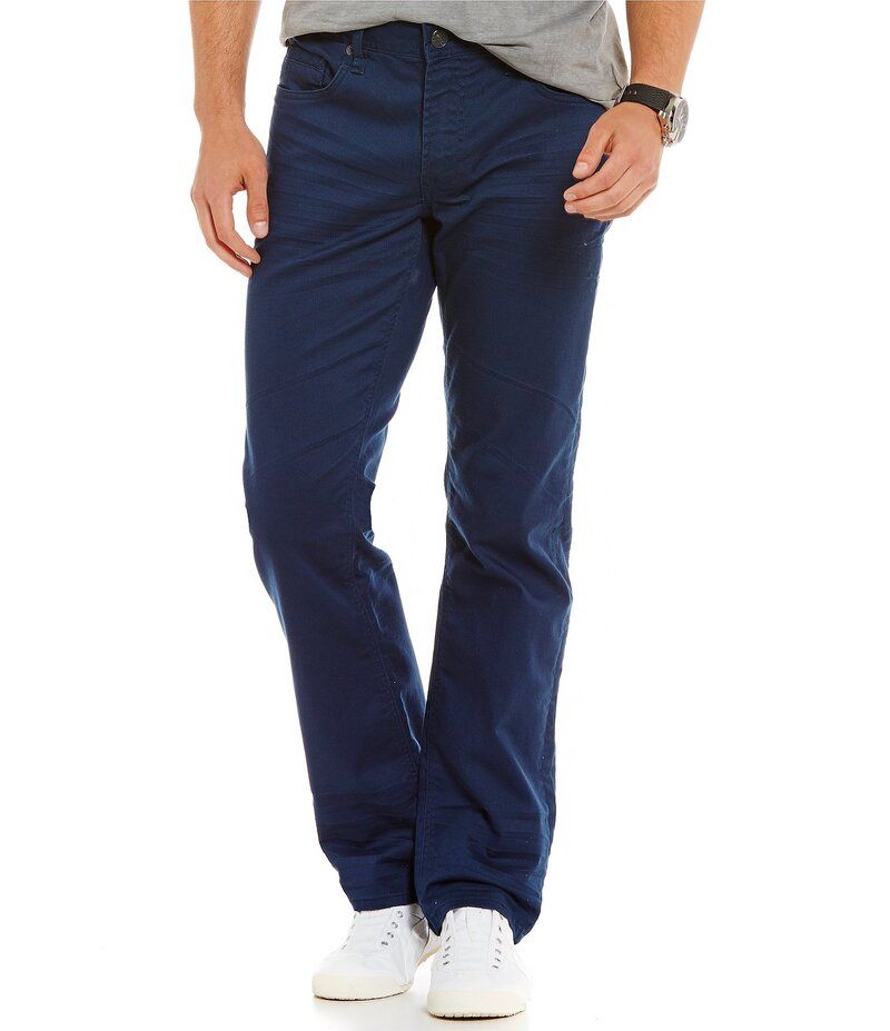 バッファロー・デイビッド・ビトン メンズ ボトムス デニムパンツ ジーンズ Buffalo David Bitton Straight Six Straight Fit Jeans Deep Navy ネイビー