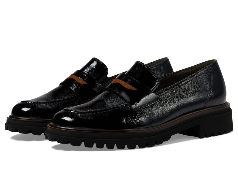 ポール・グリーン レディース シューズ スリッポン・ローファー Paul Green Wellesley Loafer Black Toffee Combo ブラック