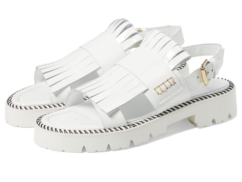 ラカナディアン レディース シューズ サンダル La Canadienne Raisasling White Patent ホワイト