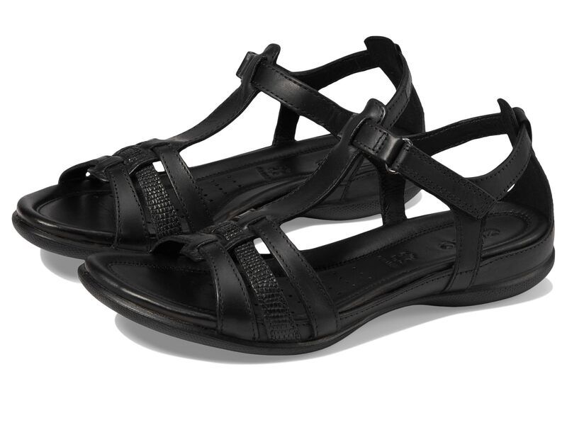 エコー レディース シューズ サンダル ECCO Flash TStrap Sandal BlackBlack ブラック