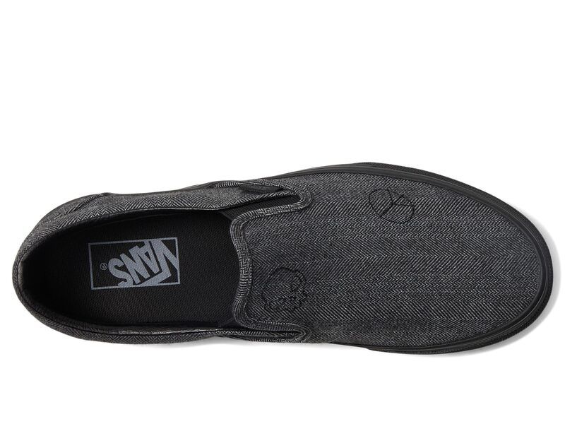 バンズ メンズ シューズ サンダル Vans Classic SlipOn Wool GrayBlack ブラック