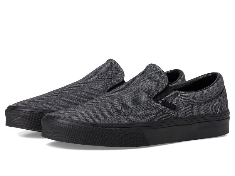 バンズ メンズ シューズ サンダル Vans Classic SlipOn Wool GrayBlack ブラック