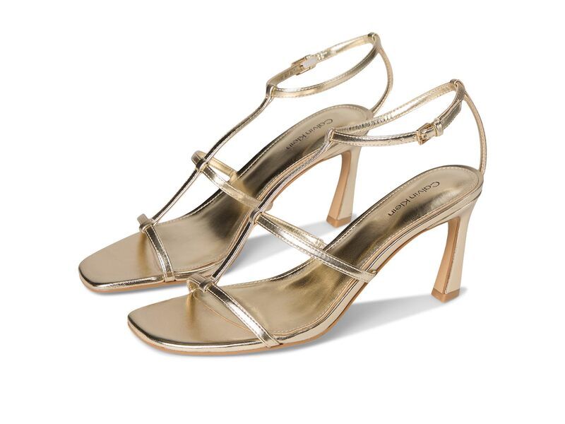 カルバンクライン レディース シューズ ヒール Calvin Klein Pelara Gold ゴールド
