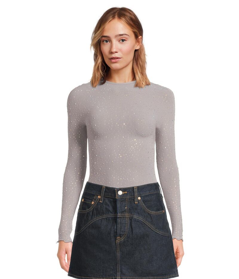 フリーピープル レディース トップス シャツ Free People Night Sky Long Sleeve Silver Lining シルバー