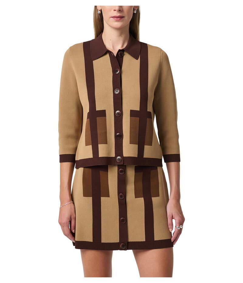 トリーナターク レディース アウター ニット・セーター カーディガン Trina Turk Gaia Cardigan Doe Multi マルチカラー