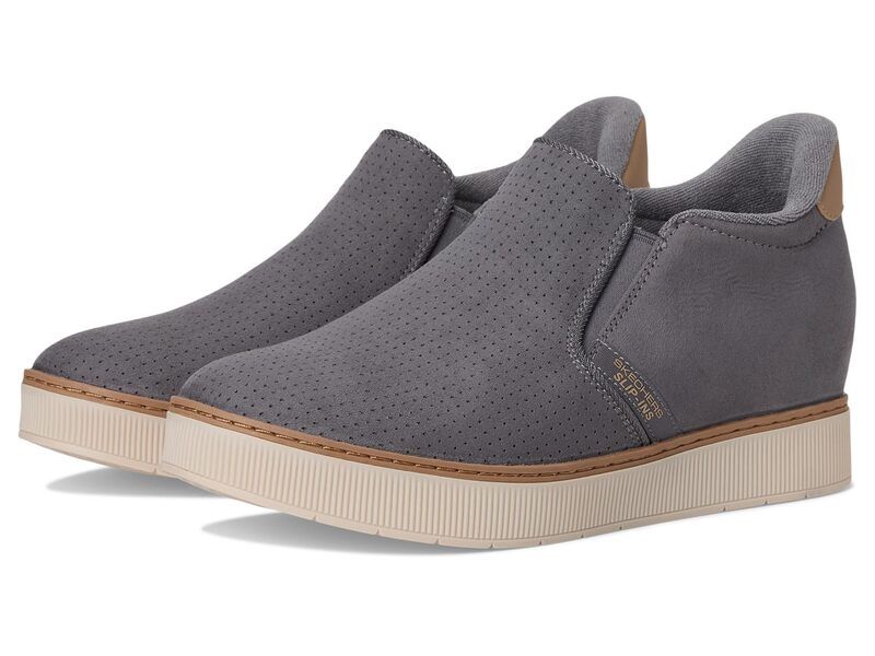 スケッチャーズ レディース シューズ スニーカー BOBS from SKECHERS Hands Free Slipins Hush Up Grey グレー