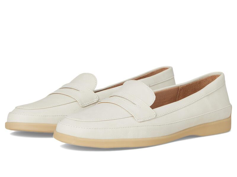ライフストライド レディース トップス シャツ LifeStride Malta Cloud White Faux Leather ホワイト