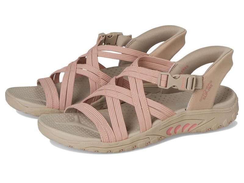 スケッチャーズ レディース シューズ サンダル SKECHERS Reggae Morning Light TaupeCoral コーラル