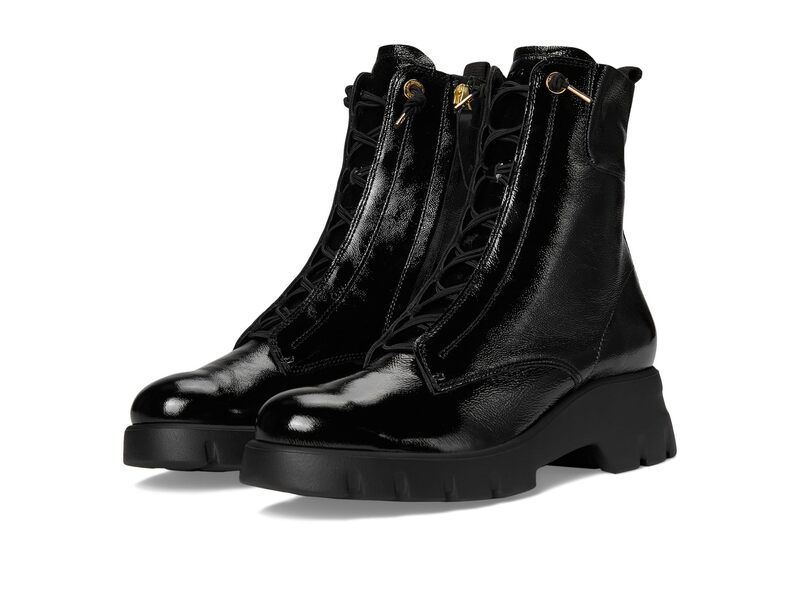 ポール・グリーン レディース シューズ ブーツ・レインブーツ Paul Green Wicked Boot Black Crinkled Patent ブラック