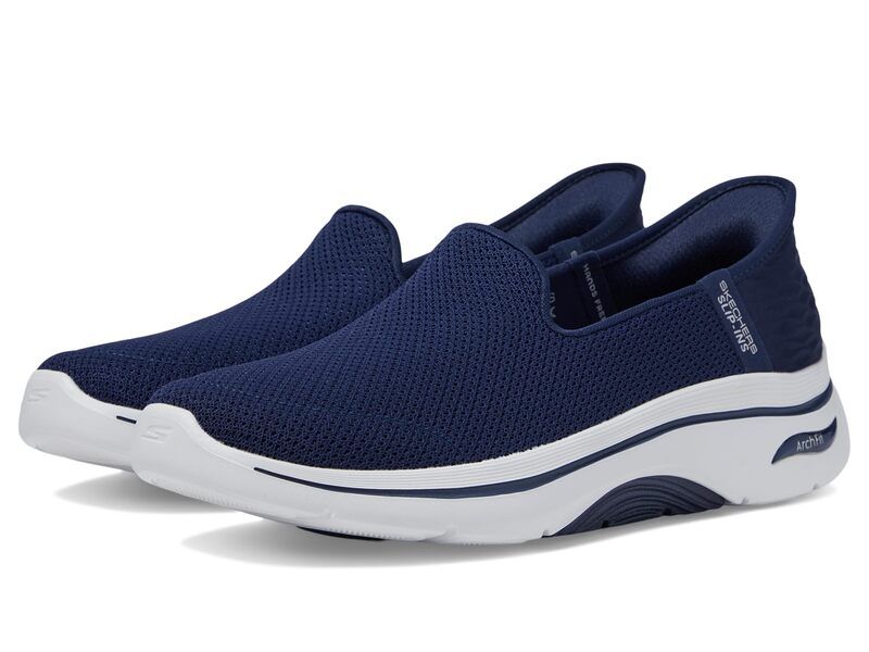 スケッチャーズ レディース シューズ スニーカー SKECHERS Performance Go Walk Arch Fit 20 Delara Hands Free SlipIns NavyWhite ホワイト