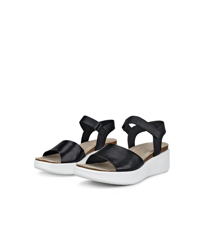 エコー レディース シューズ ヒール サンダル ECCO Flowt Wedge Cork Sandal BlackBlack ブラック 26,460円