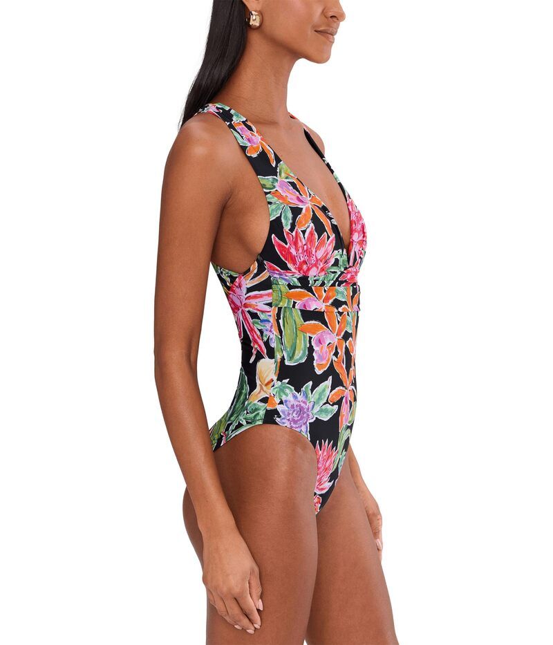 シーフォリー レディース 水着 上下セット Seafolly Hothouse Flowers Cross Back One Piece Black ブラック シーフォリー レディース 水着 上下セット Seafolly Hothouse Flowers Cross Back One Piece Black ブラック