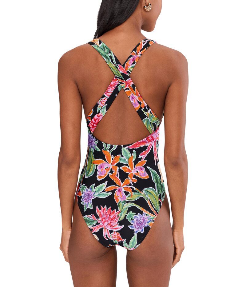 シーフォリー レディース 水着 上下セット Seafolly Hothouse Flowers Cross Back One Piece Black ブラック シーフォリー レディース 水着 上下セット Seafolly Hothouse Flowers Cross Back One Piece Black ブラック